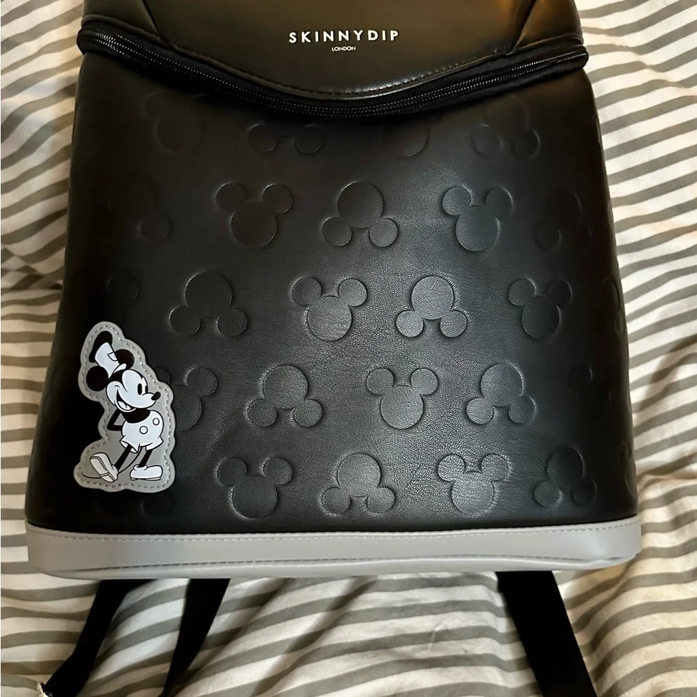 Skinnydip London Mickey Mouse Black Medium Backpack